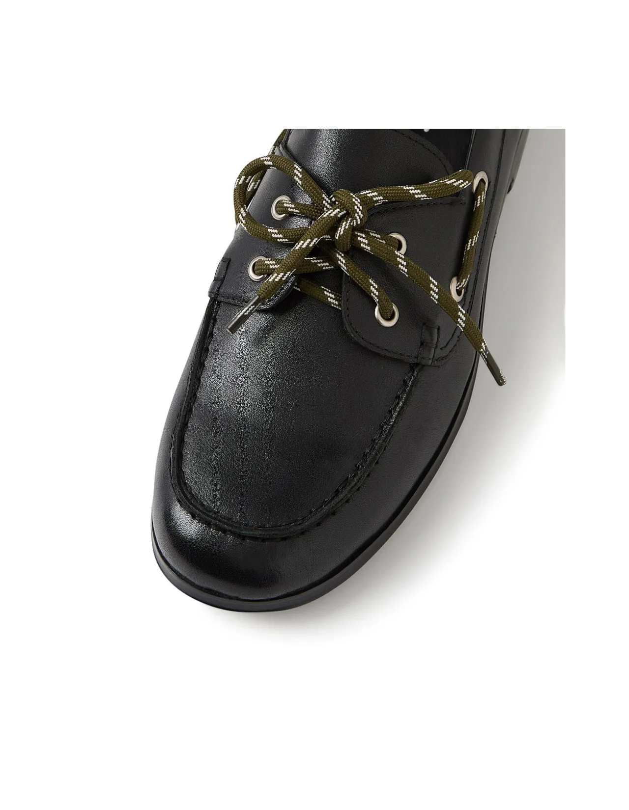 Cimare Lace Detail Leather Loafers