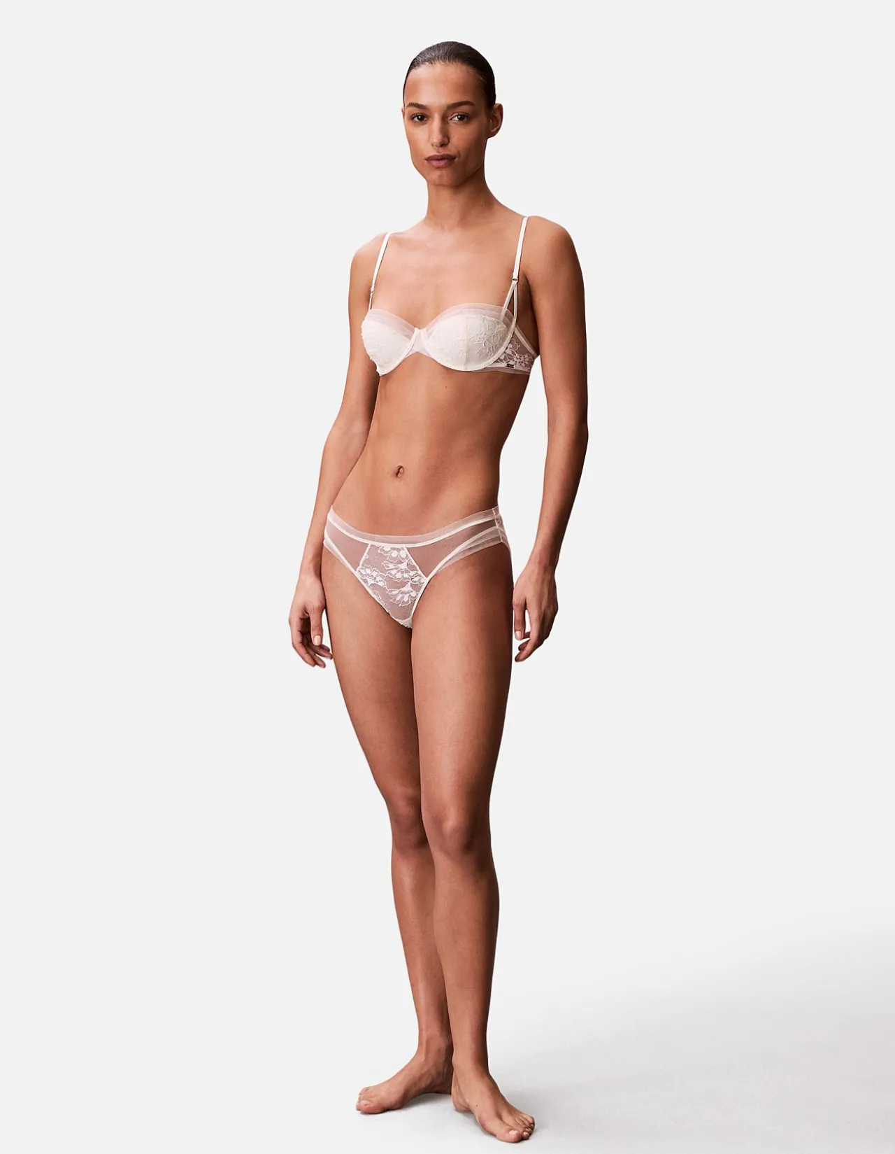 CK BLACK BRIDAL LIGHTLY LINED BALCONETTE