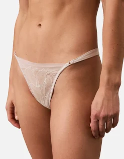 CK BLACK BRIDAL STRING THONG