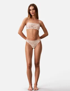 CK BLACK BRIDAL THONG