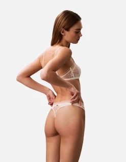 CK BLACK BRIDAL THONG