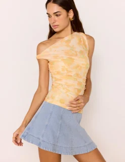CLAIR MESH TOP