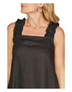 Claire Short Linen Dress