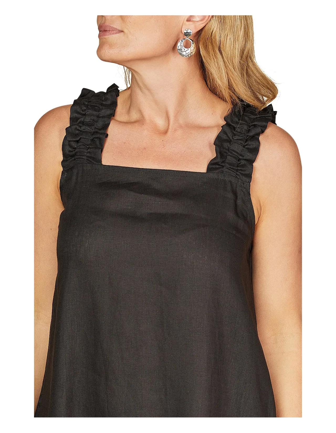 Claire Short Linen Dress