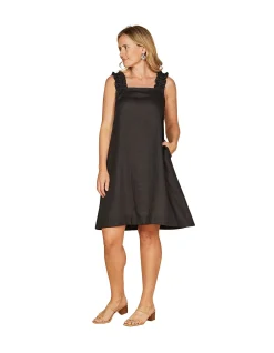 Claire Short Linen Dress