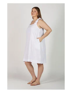 Claire Short Linen Dress