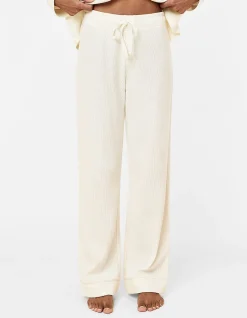Claire Soft Cotton Waffle Full Length PJ Set