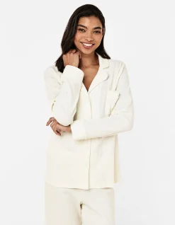 Claire Soft Cotton Waffle Full Length PJ Set