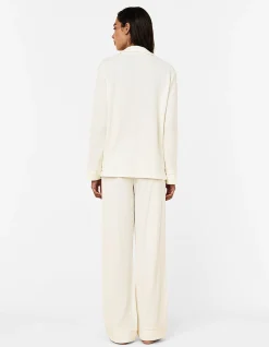 Claire Soft Cotton Waffle Full Length PJ Set