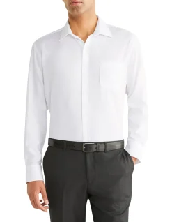 Classic Fit Nailhead Regular Fit Cuff Business Shirt