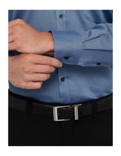 Classic Fit Nailhead Regular Fit Cuff Business Shirt