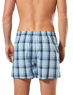 CLASSIC MIXED CHECKS YARN DYED COTTON BLEND BOXER