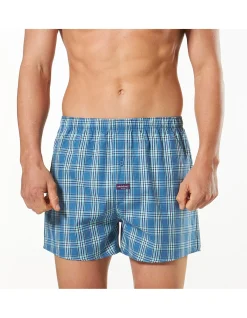 CLASSIC MIXED CHECKS YARN DYED COTTON BLEND BOXER