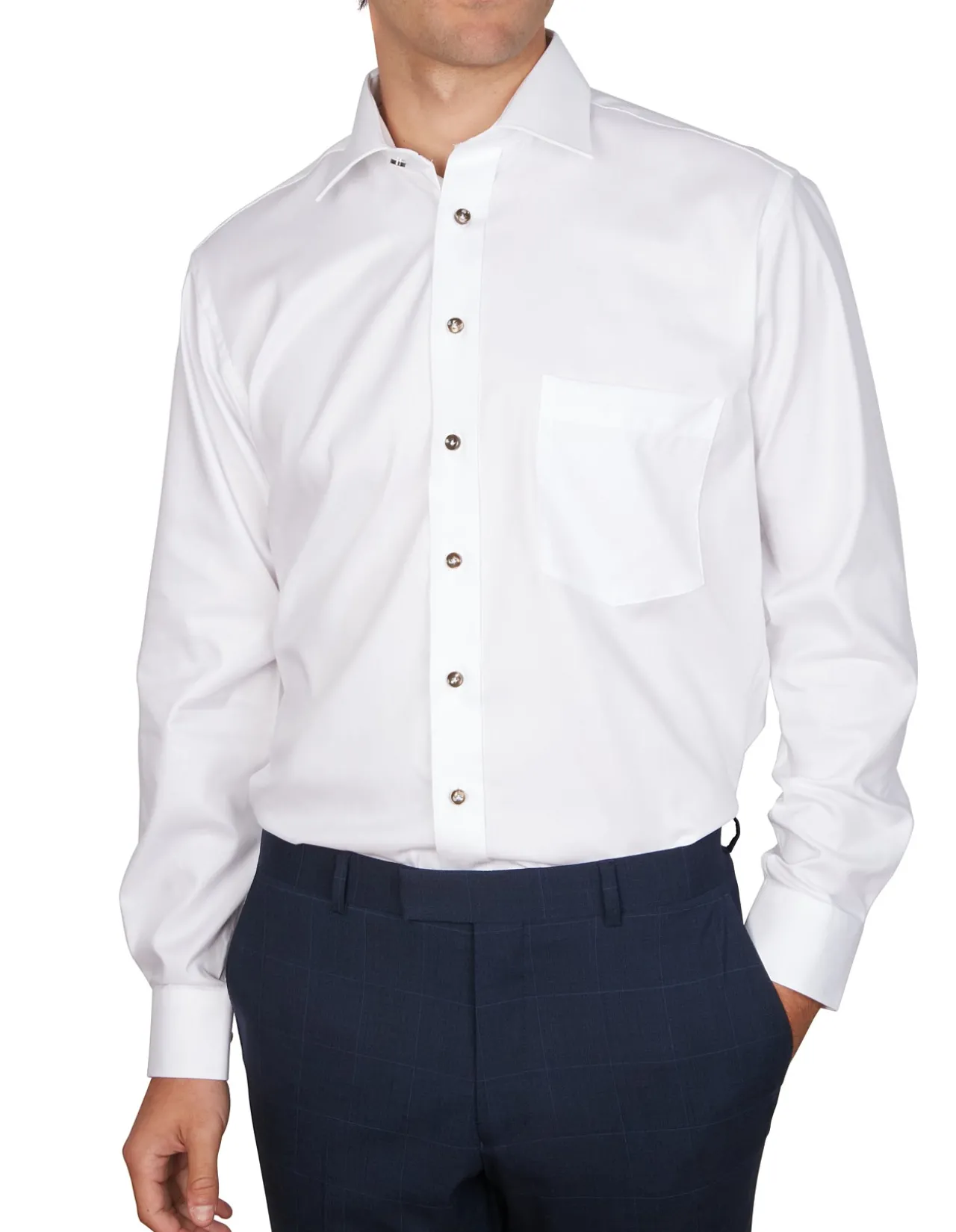 Classic BOTTONE CIOCOLATO LUX Shirt
