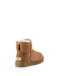 Classic Mini Sheepskin Boot Slippers Chestnut