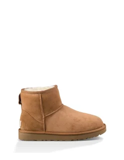 Classic Mini Sheepskin Boot Slippers Chestnut