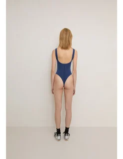 CLASSIC WOOL BODYSUIT - DENIM