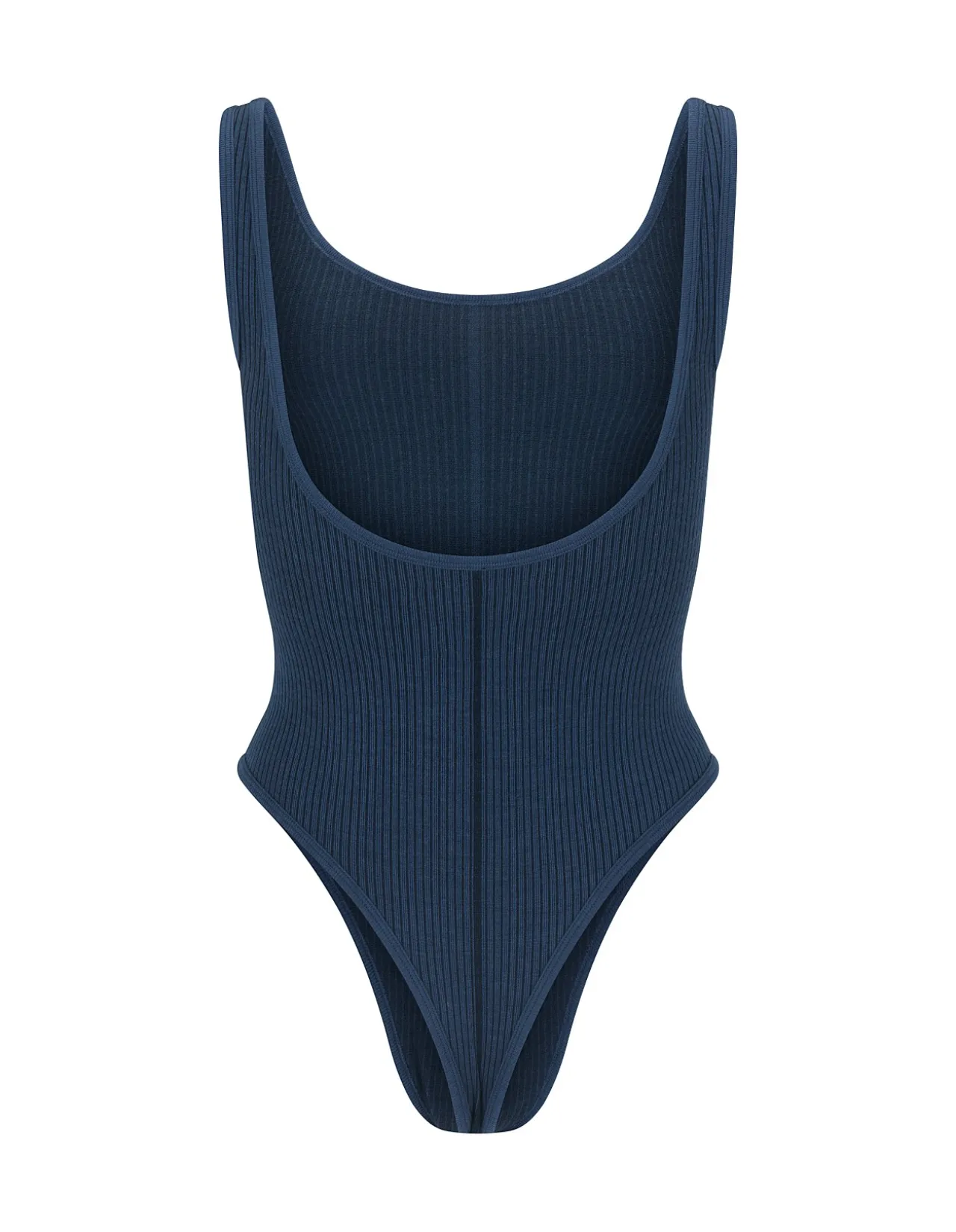 CLASSIC WOOL BODYSUIT - DENIM