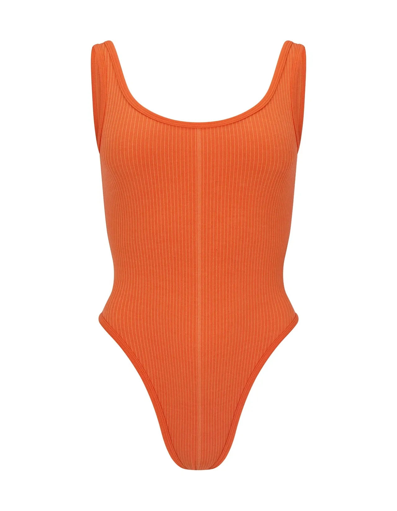 CLASSIC WOOL BODYSUIT - PAPAYA