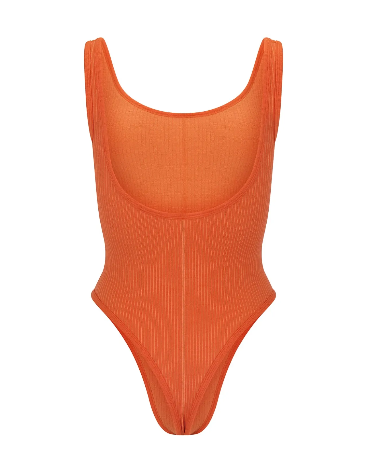 CLASSIC WOOL BODYSUIT - PAPAYA