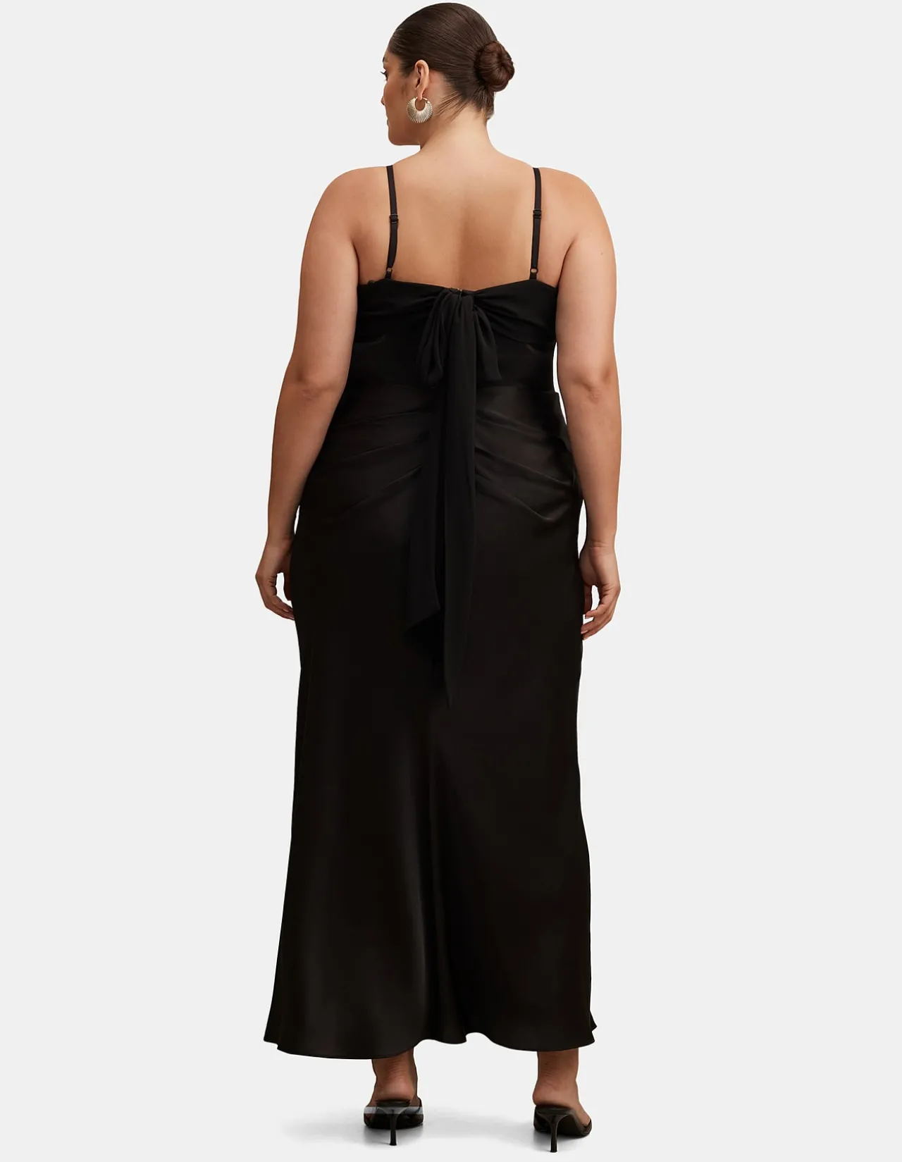 CLAUDIA CURVE STRAPPY CORSET MAXI DRESS