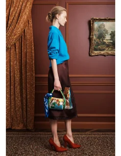 CLAUDIA AZURE KNIT POLO
