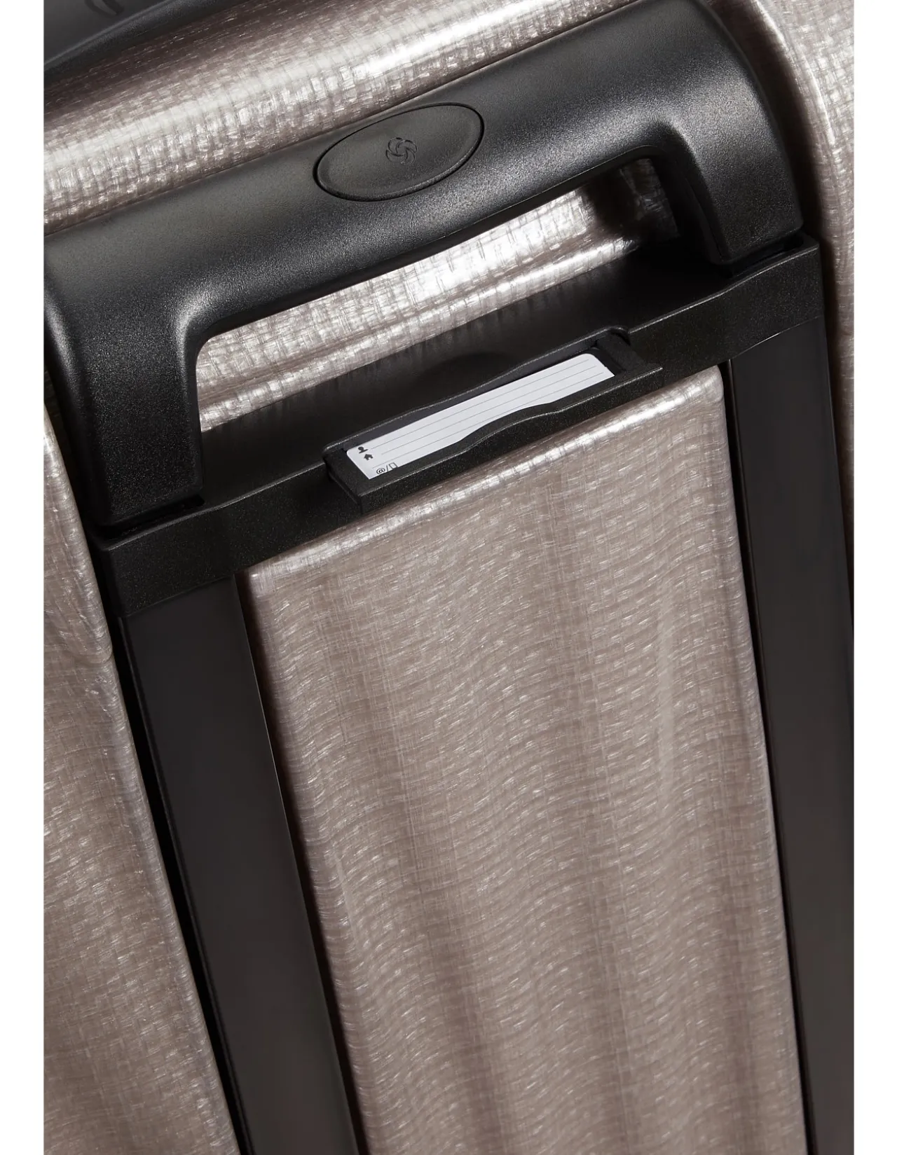 C-Lite Expandable Suitcase 55cm Pearl/Fuchsia