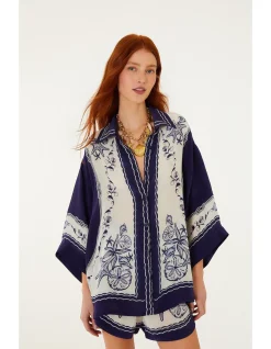 COAST SCARF OFF-WHITE SHIRT