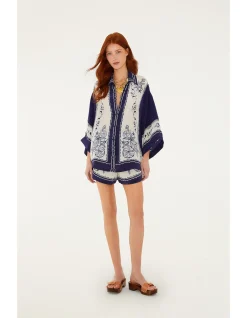 COAST SCARF OFF-WHITE SHIRT