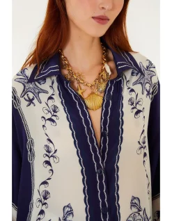 COAST SCARF OFF-WHITE SHIRT
