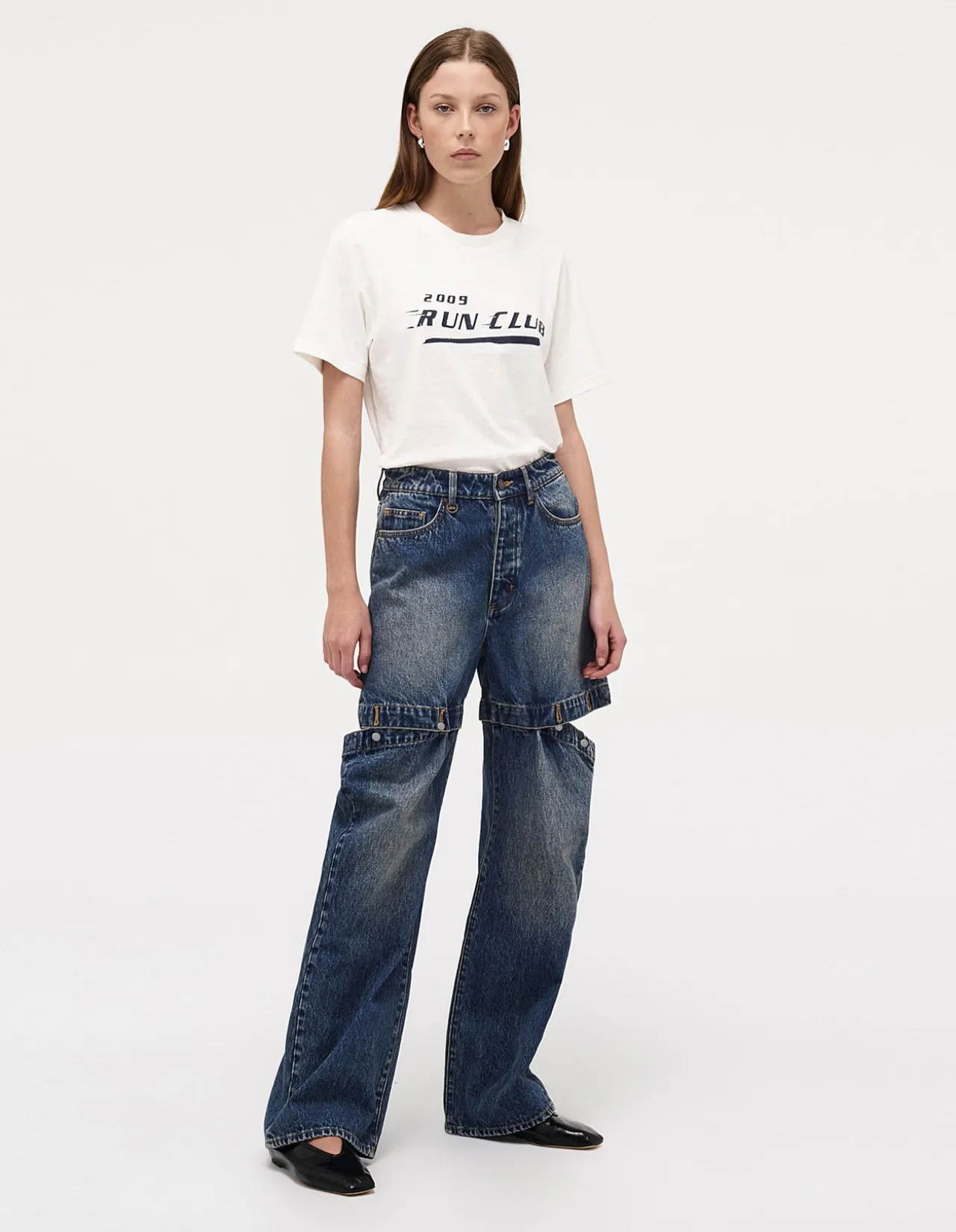 Coco Relaxed Cut Loose Detachable Panel Jeans