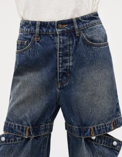 Coco Relaxed Cut Loose Detachable Panel Jeans