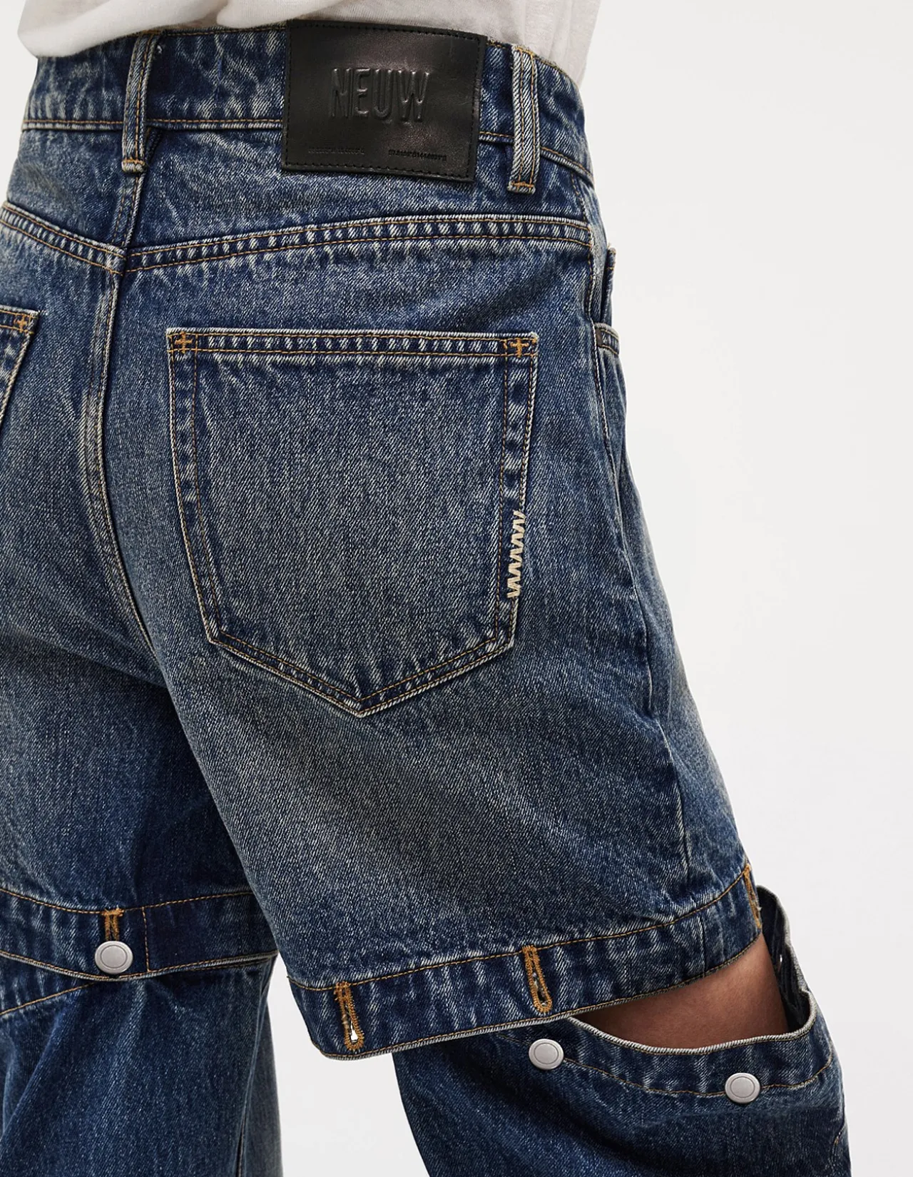 Coco Relaxed Cut Loose Detachable Panel Jeans