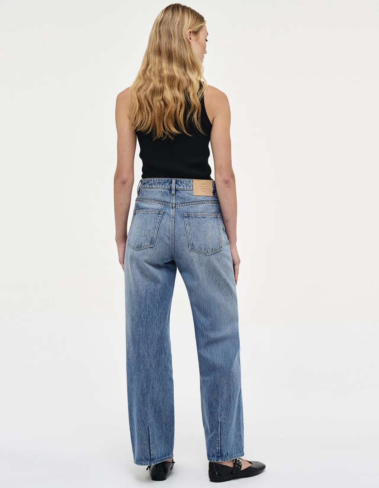Coco Relaxed High Rise Straight Leg Jeans