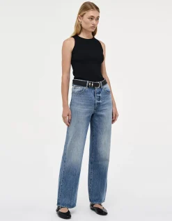 Coco Relaxed High Rise Straight Leg Jeans