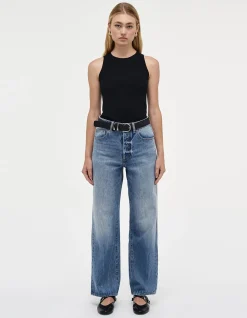 Coco Relaxed High Rise Straight Leg Jeans