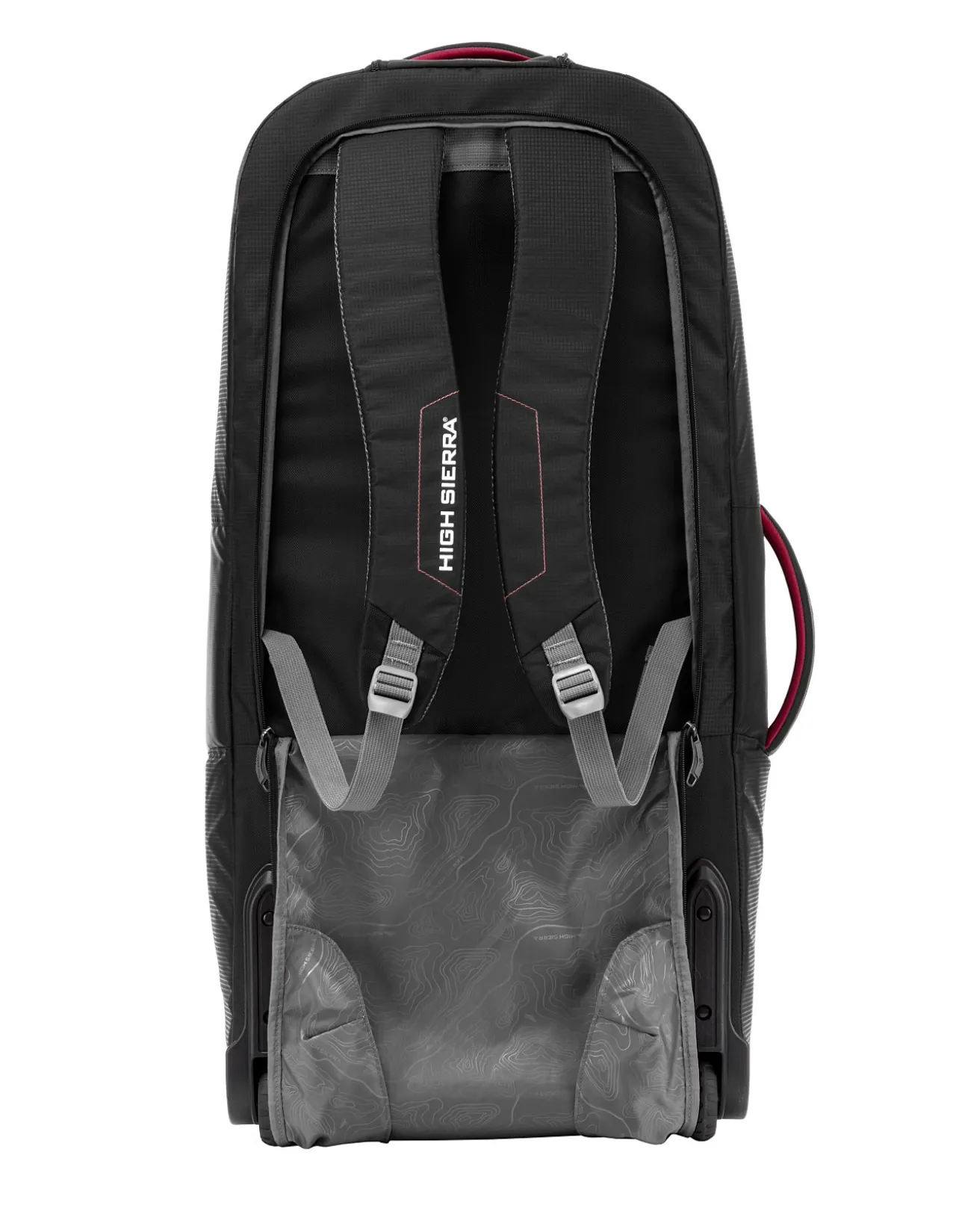 COMPOSITE V4 76CM WHEELED DUFFLE BLACK/RED