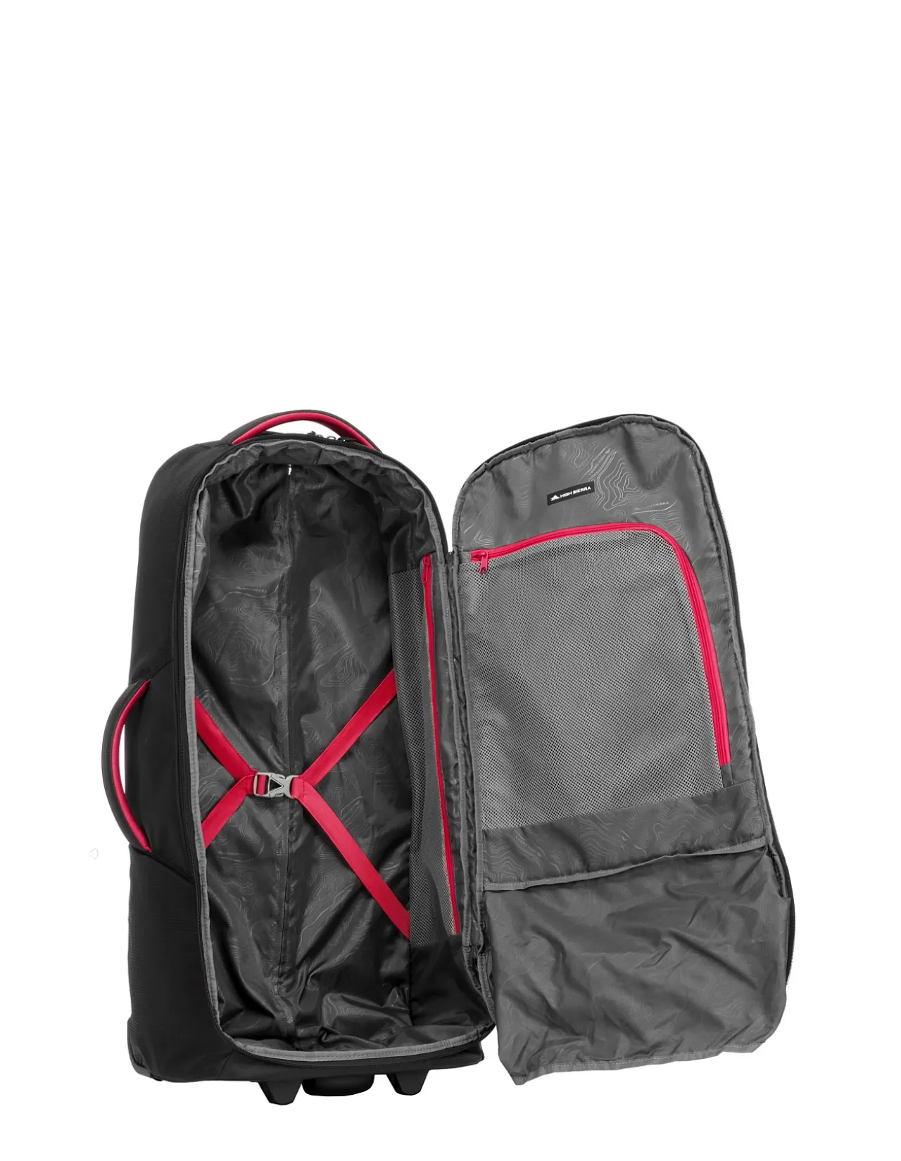 COMPOSITE V4 76CM WHEELED DUFFLE BLACK/RED