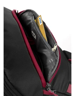 Composite V4 56cm Wheeled Duffle Black/Red
