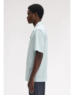 COMPRESS MESH REVERE COLLAR S/S SHIRT