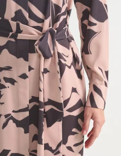 CONCEALED PLACKET SHIRT DRESS