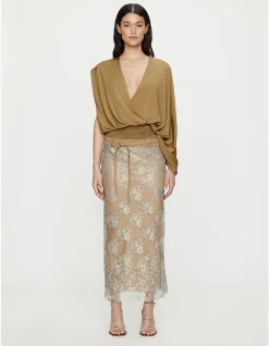 CONTOUR SUEDE ASYMMETRIC TOP