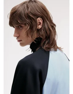 CONTRAST SLEEVE TRACK JACKET