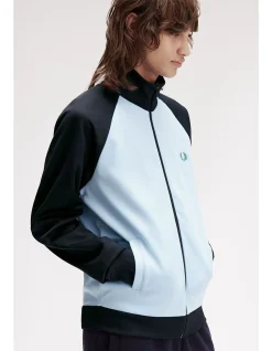 CONTRAST SLEEVE TRACK JACKET