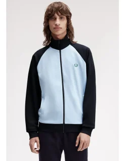 CONTRAST SLEEVE TRACK JACKET