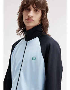CONTRAST SLEEVE TRACK JACKET