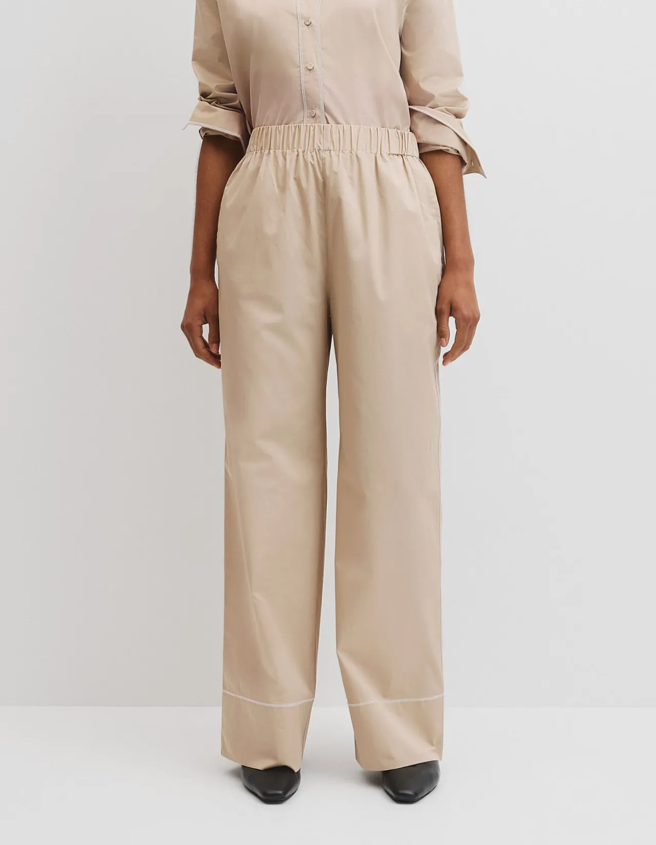Contrast Stitch Pant