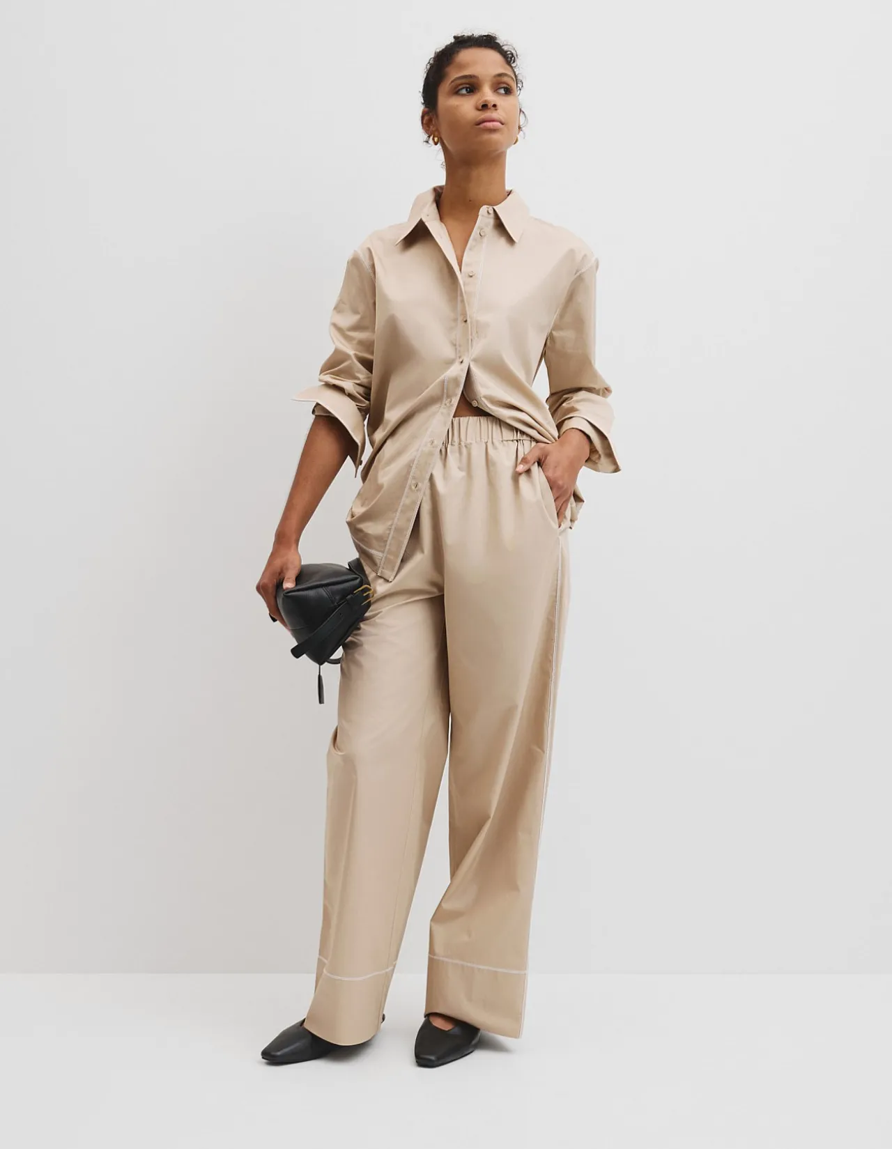 Contrast Stitch Pant