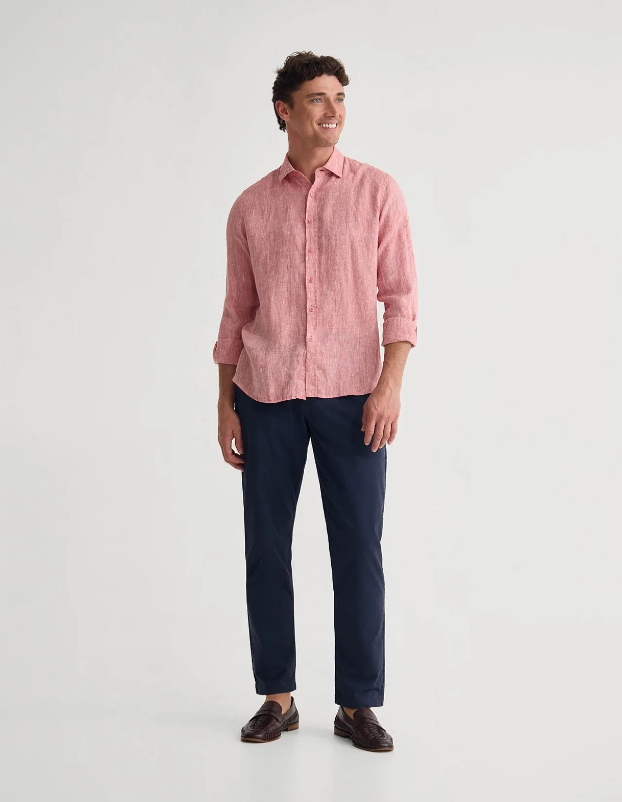 COOPER FRENCH LINEN L/S SHIRT