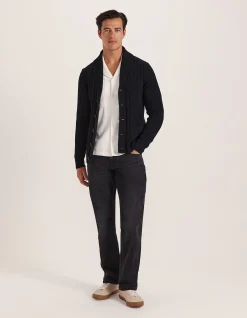Cooper Washed Black Straight Leg Jean